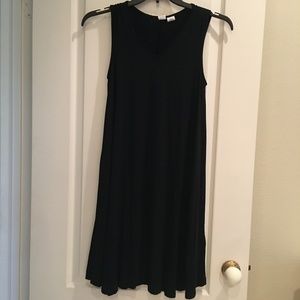 Flowing Black Sleeveless Sundress Size Small
